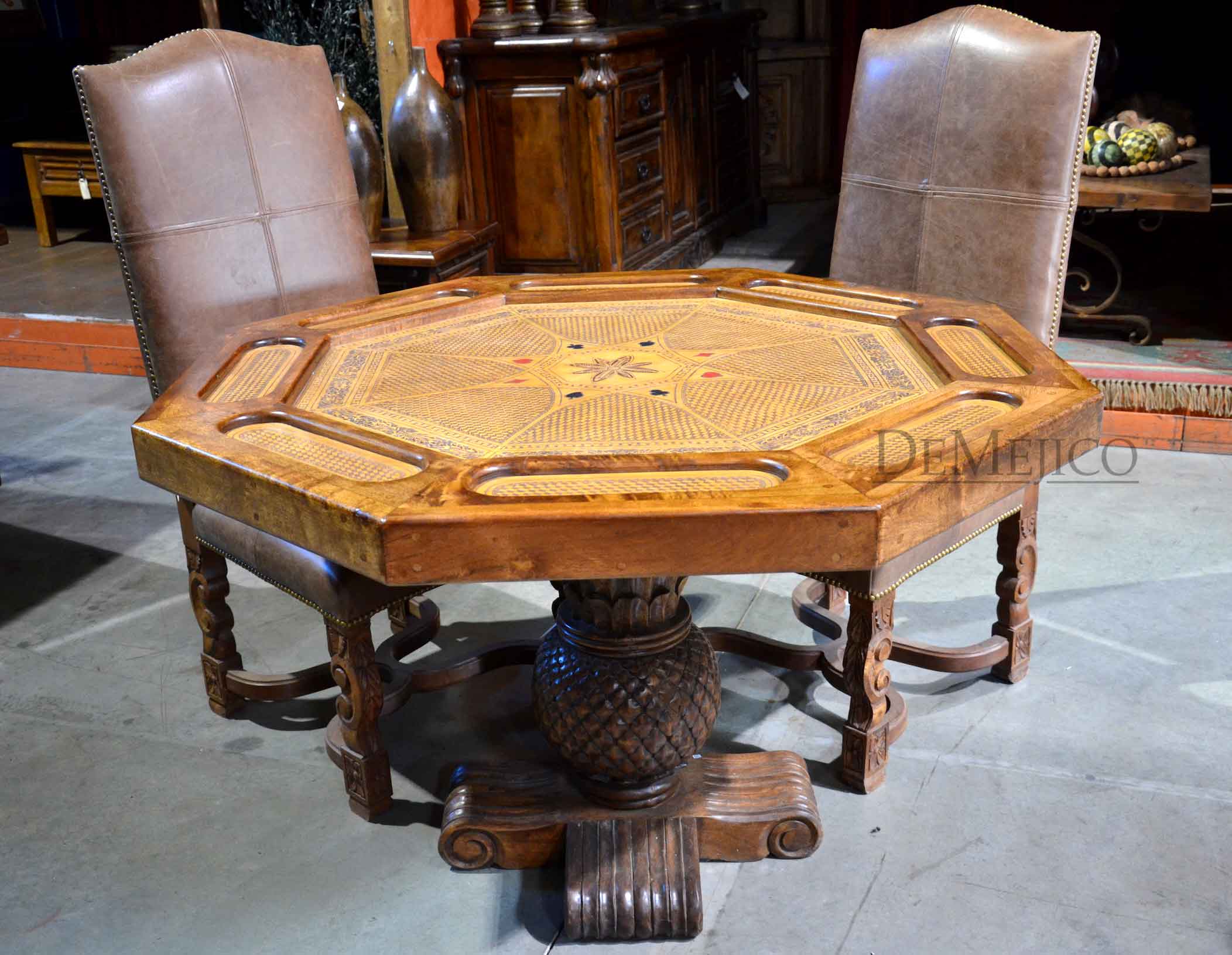 Wood Poker Table
