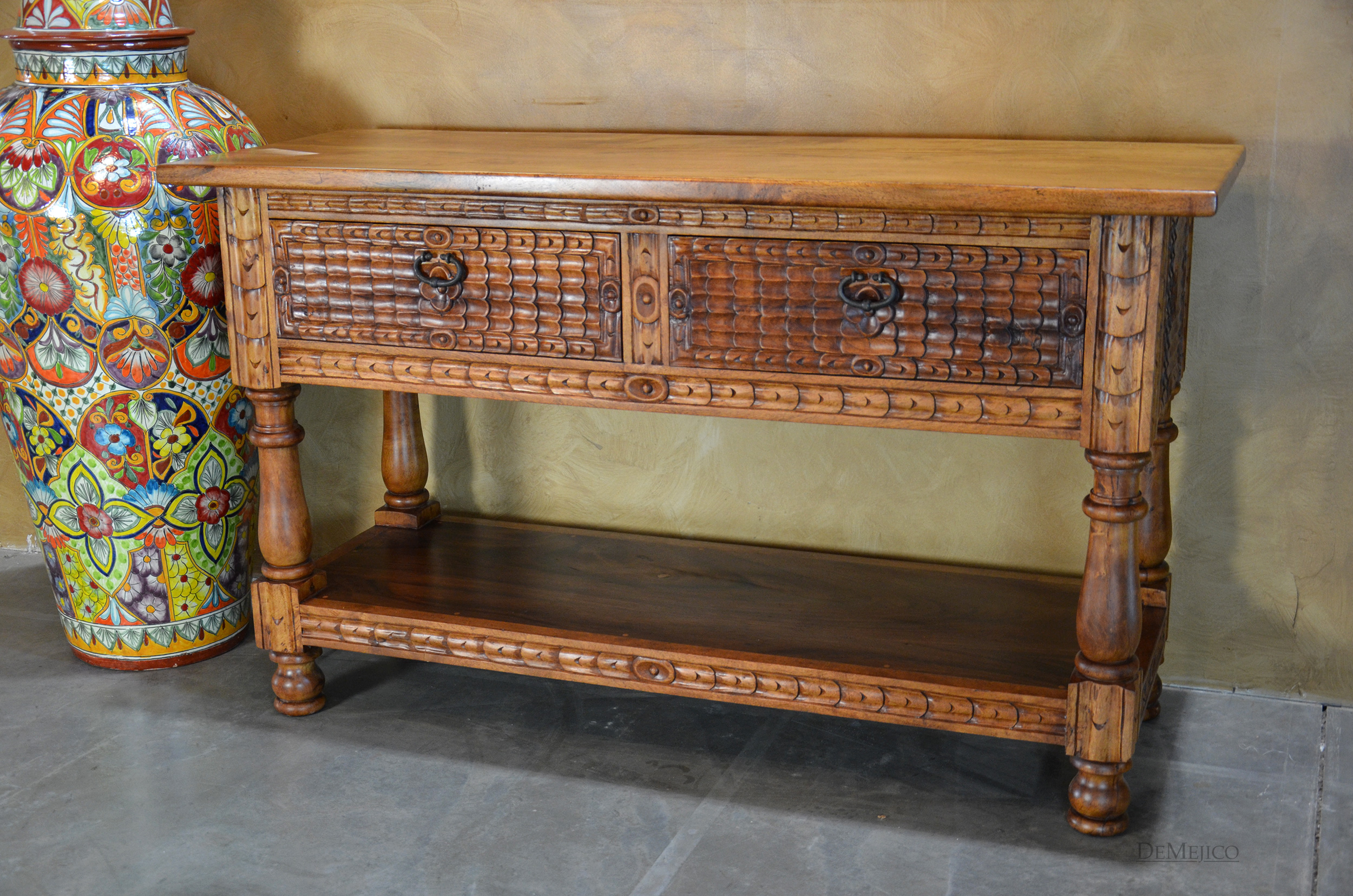  Rustic Buffet Table for Large Space