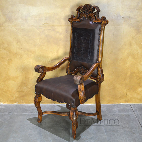 Spanish Colonial Chair, Silla Imperio - Demejico Spanish Colonial chair - Spanish Colonial Chair, Silla Imperio - Demejico