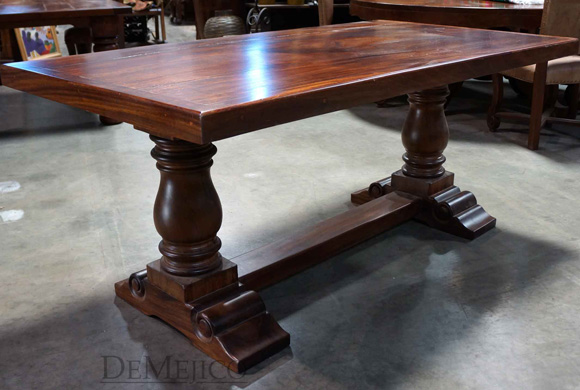 Turned Leg Dining Table Mesa Giana Demejico Turned Leg Dining Table Mesa Giana Demejico