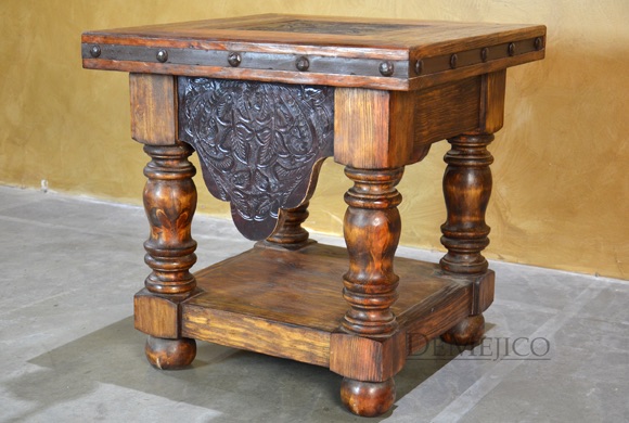 Chapital Spanish End Table Demejico Spanish End Table