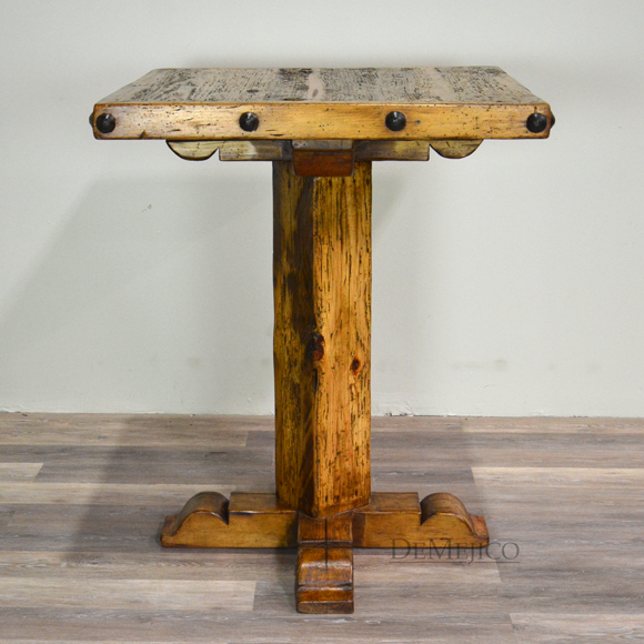 Luna Bar Table Old Wood Demejico Old Wood Bar Table