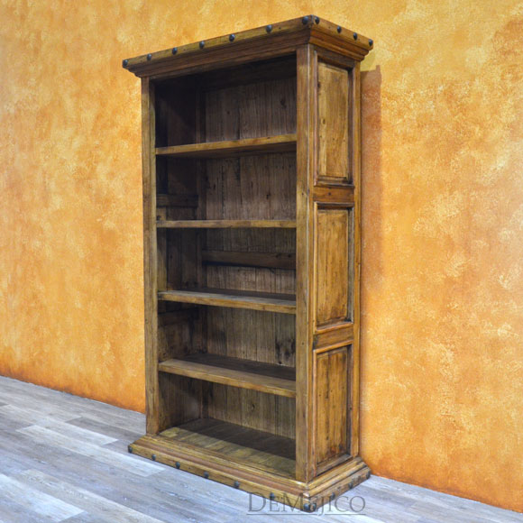 Hacienda Bookcase Rustic Spanish Demejico Hacienda Bookcase Rustic Spanish