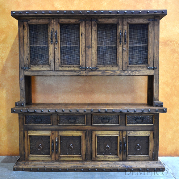 Antigua Hutch Rustic Hutch Rustic Spanish Style Demejico