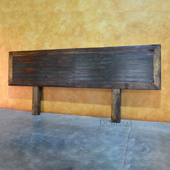 Porton Restored Old Door Headboard Rustic Headboard Demejico